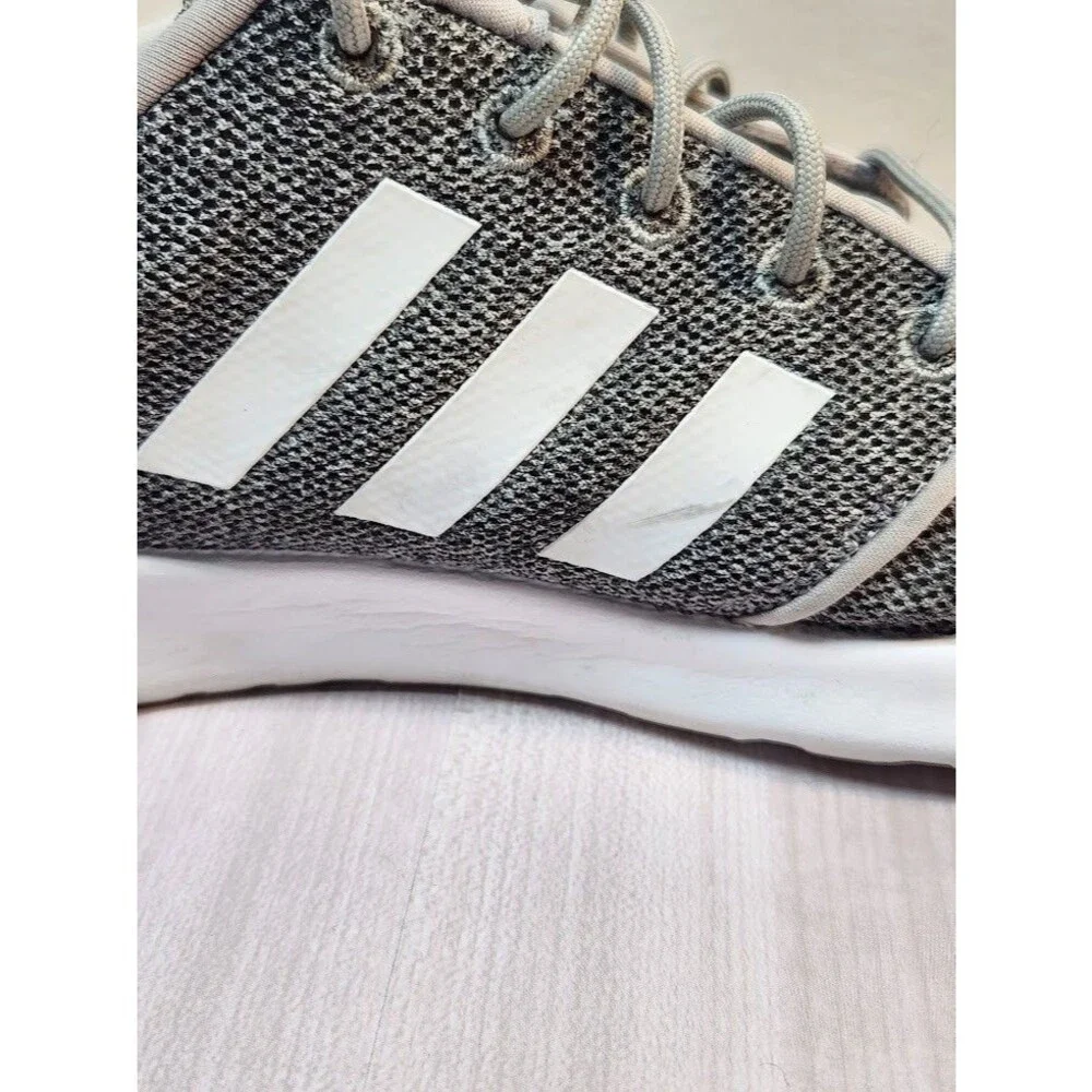 Adidas Cloudfoam QT Racer Shoes Women’s Size 9 Gray FX 3427 lightweight Mesh